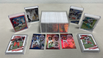 (1) Big Lot Of NFL Collectible Football Cards… 2018-2022 Panini, Dondruss