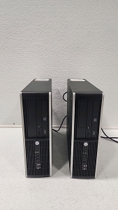 (2) HP Compaq Elite 8300 Small Form Factor Tower PC With Windows 10 Pro