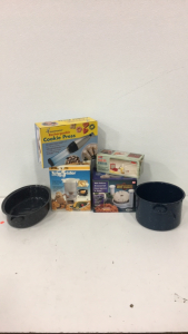 (2) Cock pots, cookie press and other cooking needs!