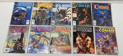 (10) Comic Books - The Savage Sword Of Conan the Barbarian