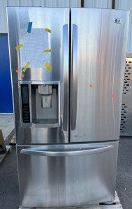 36’’ x 26’’ x 69 5/8’’ LG Stainless Steel Fridge