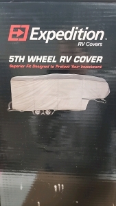 Expedition RV 5th Wheel Cover, RV Guttee Spout Covering System