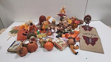 Assortment of Fall Decorations