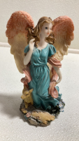 (2) Angel Figurines, (1) Fairy Figurine - 2