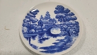 (7) Decorative Blue & White Plates - 2