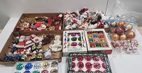 Big Assortment of Christmas Ornaments