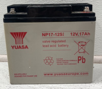 (1) YUASA 12 VOLT BATTERY WITH WIRES - 3