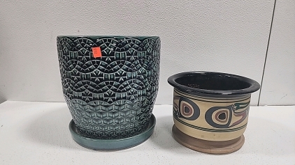 (2) Plant Pots