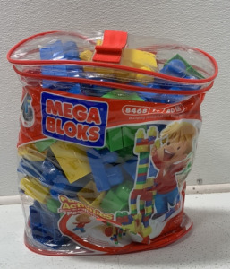 (1) BAG OF MEGA BLOCKS “BUILDING IMAGINATION BAG”