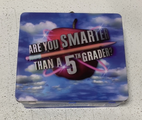 (1) ARE YOU SMARTER THAN A 5TH GRADER GAME/LUNCHBOX