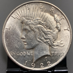 1922 90% PURE SILVER PEACE DOLLAR COIN— VERIFIED AUTHENTIC