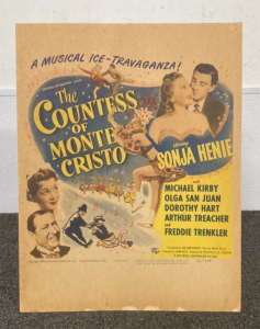 The Countess Of Monte Cristo Vintage Window Card