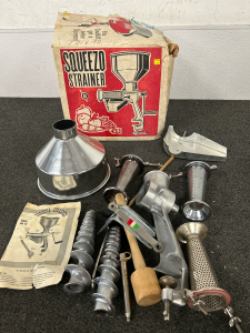 VINTAGE SQUEEZO STRAINER MODEL 400-TS