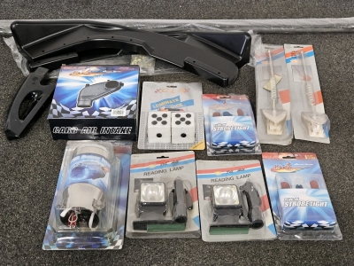 UNUSED AUTO ACCESSORIES & LIGHTS