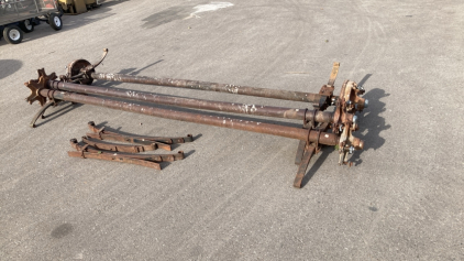 TRAILER AXLES 9&rsquo;8&rdquo;. WITH SPRINGS