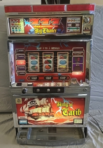 WORKING CHINESE/JAPANESE KING OF CARIB SLOT MACHINE