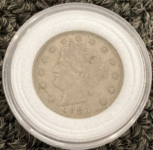 1883 NO CENTS V NICKEL