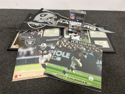 OAKLAND RAIDERS MEMORIBILIA