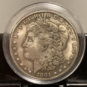 1881 MORGAN DOLLAR COIN- POSSIBLE REPLICA