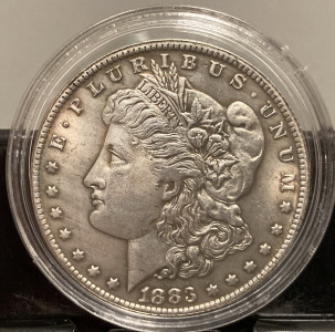 1883 MORGAN DOLLAR COIN&mdash; POSSIBLE REPLICA