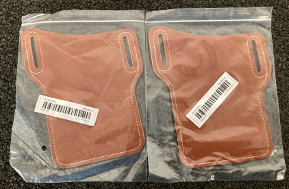 (2) BRAND NEW PLEATHER IPHONE 13 HOLSTERS