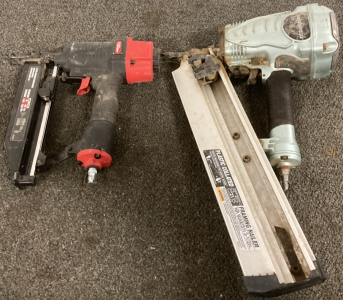 (2) PNEUMATIC NAIL GUNS