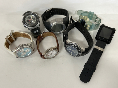 (7) WATCHES FOR PARTS OR REPAIR
