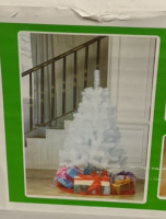 (1) HOLIDAY 4FT WHITE CHRISTMAS TREE - 4