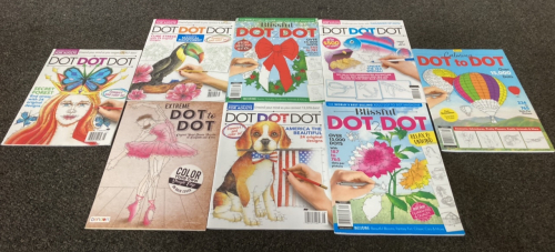 (8) Adult Dot 2 Dot Books