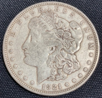 1921 Morgan One Dollar Coin