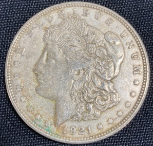 1921 Morgan One Dollar Coin