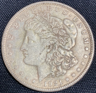 1921 Morgan One Dollar Coin