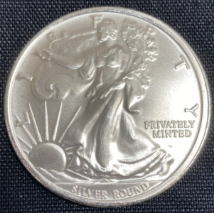 Liberty/Eagle One Troy Ounce .999 Silver Rounds