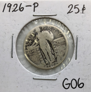 1926-P Standing Liberty Silver Quarter Dollar G06