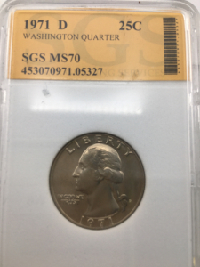 (1) 1971 D Washington Quarter