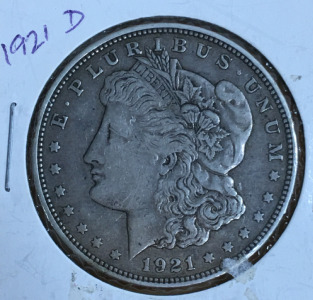 1921-D Morgan Silver Dollar