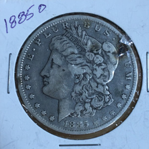 1885-D Morgan Silver Dollar
