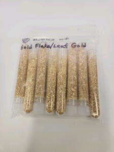 (8) Bottles Of Gold Flake/Leaf