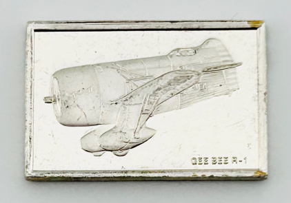Silver Vintage Aircraft Collection Mini Bar
