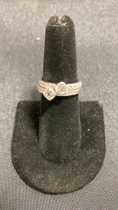 (2) Matching 925 Engagement Rings