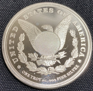One Troy Ounce .999 Fine Silver Round