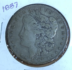 1887 Morgan Silver Dollar