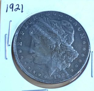1921 Morgan Silver Dollar