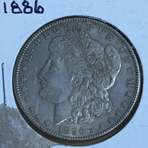 1886 Morgan Silver Dollar