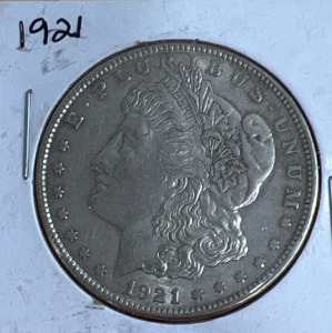 1921 Morgan Silver Dollar