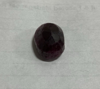 Cut and Faceted Madagascar Ruby 17.8 Carat