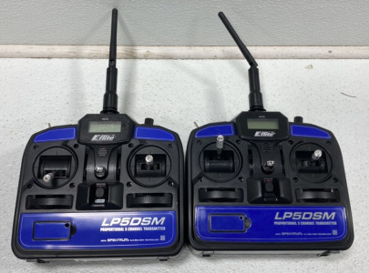 (2) E-flite Radio Controlers