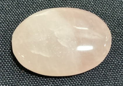 Rose Quartz Cabochon Gemstone Oval 48.7 Carats