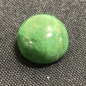 Brazilian Emerald Cabochon Gemstone Round 23.8 Carat
