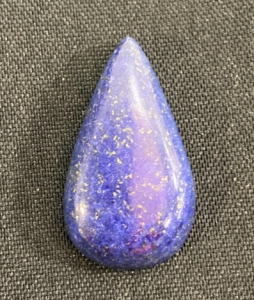 Lapis Lazuli Cabochon Gemstone Pear 55.6 Carat